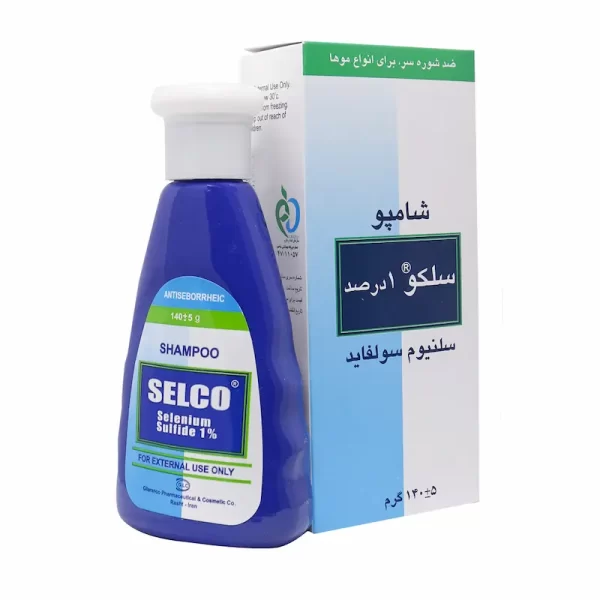 شامپو سلکو 1 درصد سلنیوم سولفاید ( Selco 1 % Selenium Sulfide Shampoo 140)