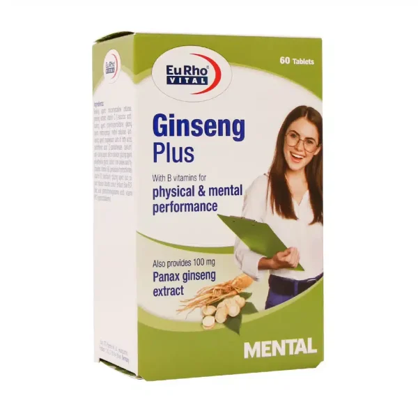 جینسینگ پلاس یوروویتال 60 عددی (Ginseng Plus Eurho Vital 60 tablets)